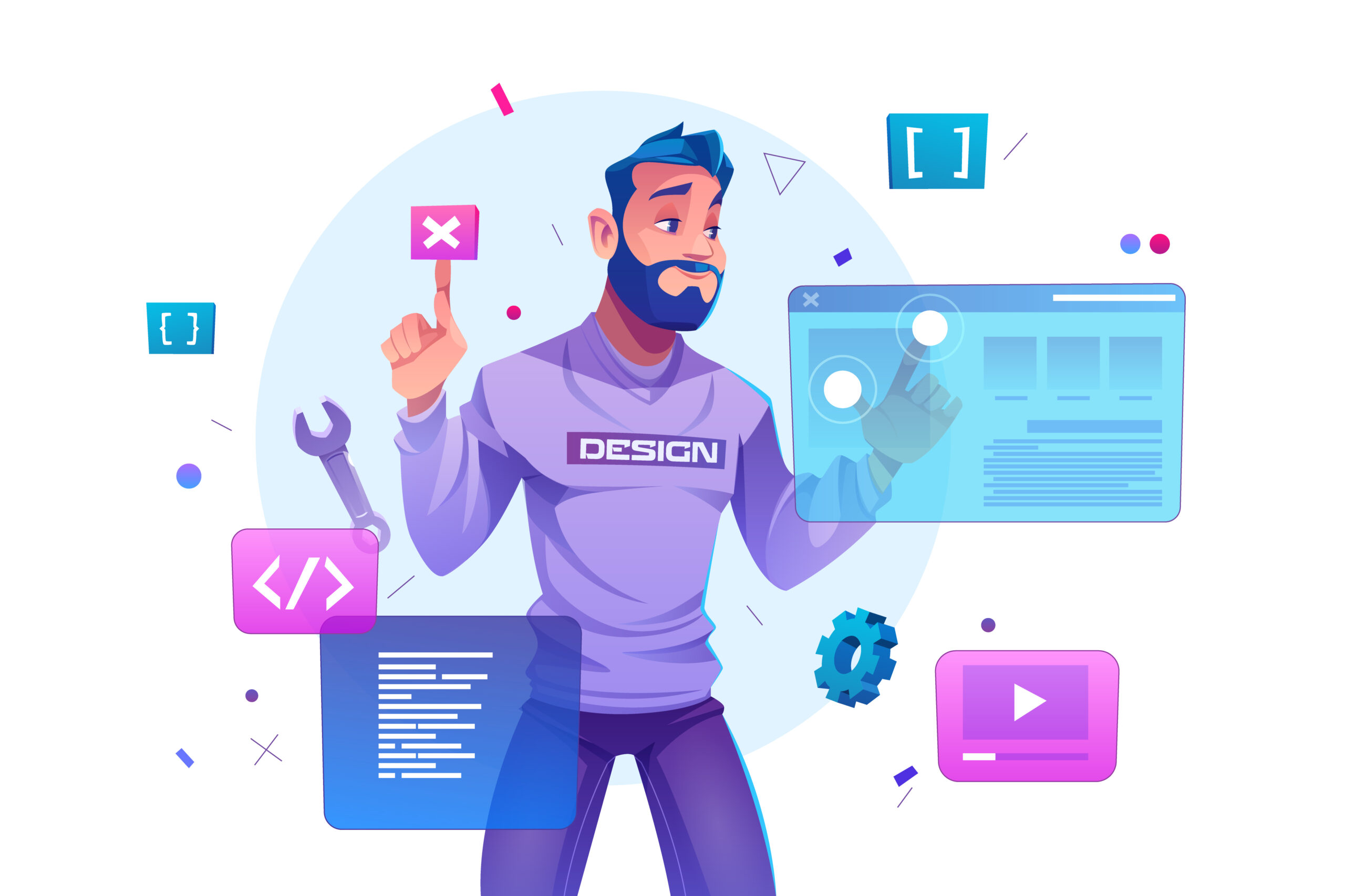 Web development, programmer engineering and coding website